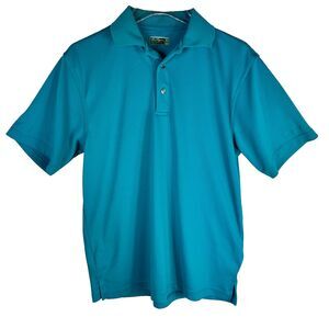 Ben Hogan Golf Polo‎ Shirt Men's S Teal Performance Moisture Wicking